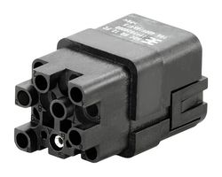 WEIDMULLER HDC HQ 12 FC HEAVY DUTY INSERT, RCPT, 12+PE, 26-14AWG