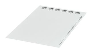 PHOENIX CONTACT 0808257 CONDUCTOR MARKER, 29MM X 8MM, WHITE