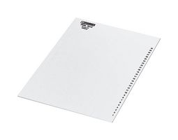 PHOENIX CONTACT 0808260 CONDUCTOR MARKER, 15MM X 4MM, WHITE