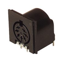 HIRSCHMANN MAB 7 SH-L DIN AUDIO/VIDEO CONN, JACK, 7POS, PBT