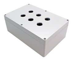 HAMMOND 1554MPB6A CACASA, PULSADOR, PC, GRIS