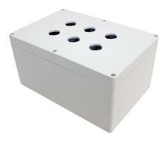 HAMMOND 1554MPB6B ENCLOSURE, PUSH BUTTON, PC, GREY