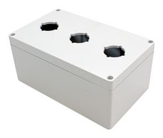 HAMMOND 1554PB3 ENCLOSURE, PUSH BUTTON, PC, GREY
