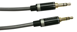 MULTICOMP PRO PS000240 CABLE, 3.5MM PLUG-3.5MM PLUG, 1M, GREY