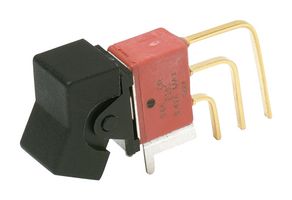 C&K COMPONENTS E201J1AV2QE2 ROCKER SWITCH, DPDT, 7.5A, 125V, BLACK