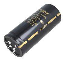 KEMET ALC80C222FP400 CAP, 2200UF, 400V, ALU ELEC, QC/SNAP-IN