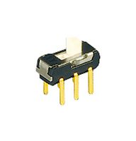 NIDEC COMPONENTS CL-SB-12C-02. SLIDE SWITCH, SPDT, 0.2A, 12VDC, TH