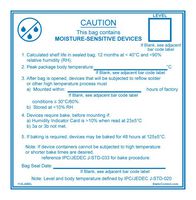 SCS 113LABEL LABEL, WARNING, 101.6X101.6MM, BLUE