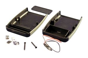 HAMMOND 1553CBKBAT CARCASA, PORTÃTIL, ABS, NEGRA/GRIS