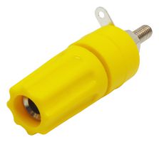 DELTRON COMPONENTS 552-0700 BINDING POST, 16A, PANEL, YEL