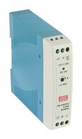 MEAN WELL MDR-20-24 POWER SUPPLY, AC-DC, 24V, 1A, FIXED
