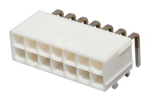 MOLEX 39-30-1142 CONNECTOR, HEADER, 14POS, 2ROW, 4.2MM