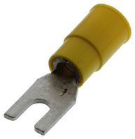 MOLEX 19131-0006 TERMINAL, FORK TONGUE, #6, 10AWG, YEL