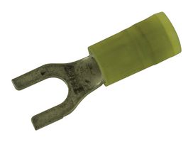 MOLEX 19198-0047 TERMINAL, FORK TONGUE, #8, 10AWG, YEL
