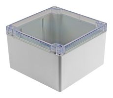 HAMMOND 1554QA2GYCL CARCASA PEQUEÃA, PC, GRIS/TRASLÃCIDA