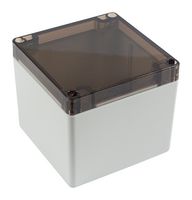 HAMMOND 1554LA2GYSL SMALL ENCLOSURE, PC, GREY/CLEAR