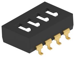 TE CONNECTIVITY 1-1825059-3 DIP SWITCH, SPST, 0.1A, 24VDC, SMD