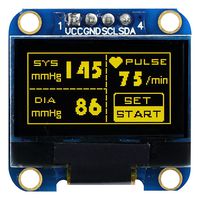 MIDAS DISPLAYS MDOB128064V2V-YI PANTALLA OLED, COB, 128X64 PÃXELES