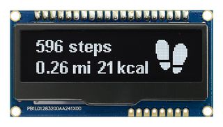 MIDAS DISPLAYS MDOB128032FCV-WM OLED GRAPHIC DISPLAY, COB, 128X32PIXELS
