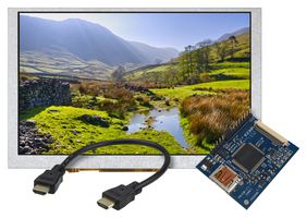 MIDAS DISPLAYS MDT0500DSH-RGB2HDMI-KIT1 DEVELOPMENT KIT, DISPLAY, RASPBERRY PI