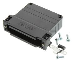 MOLEX / FCT 173111-0027 CARCASA TRASERA SUB-D, DC, 180Â°, ABS/PC
