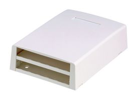 PANDUIT CBXF12BL-AY SURFACE MOUNT BOX, ABS, BLACK ROHS COMPLIANT: YES