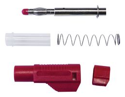 MUELLER ELECTRIC BU-32614-2 CONN, RETRACTABLE/STACKABLE PLUG, RED