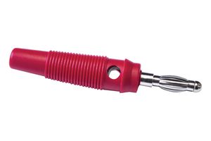 MUELLER ELECTRIC BU-32616-2 CONECTOR, BANANA MACHO, 24A, 60V, ROJO