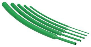 TE CONNECTIVITY - RAYCHEM RNF-100-1/8-5-STK HEAT-SHRINK TUBING, 2:1, GREEN, 3.2MM ROHS COMPLIANT: YES