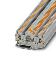 PHOENIX CONTACT 3210157 DINRAIL TERMINAL BLOCK, 2WAY, 12AWG, GRY