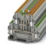 PHOENIX CONTACT 3044670 DINRAIL TERMINAL BLOCK, 4WAY, 12AWG, GRY
