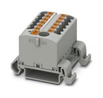 PHOENIX CONTACT 3273220 TB, POWER DISTRIBUTION, 13P, 12AWG, GRY ROHS COMPLIANT: YES