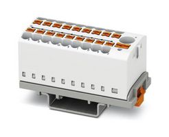 PHOENIX CONTACT 3273122 TB, POWER DISTRIBUTION, 19P, 12AWG, WHT ROHS COMPLIANT: YES
