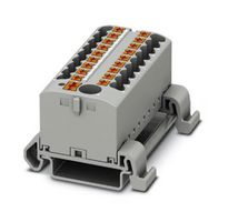 PHOENIX CONTACT 3273242 TB, POWER DISTRIBUTION, 19P, 12AWG, GRY ROHS COMPLIANT: YES