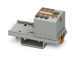 PHOENIX CONTACT 3273066 TB, POWER DISTRIBUTION, 7P, 12AWG, GRY ROHS COMPLIANT: YES