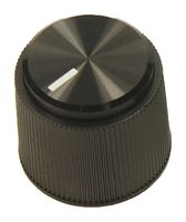 MULTICOMP PRO MP16924 KNOB, ROUND W/TOP LINE, 19MM, BLACK