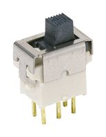 C&K COMPONENTS ES02MCBE SLIDE SWITCH, SPST, 0.4VA, 20V, TH