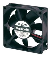 SANYO DENKI 109R0824S401 AXIAL FAN, 80MM, 1.2M3/MIN, 34DBA, 24V