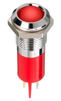 APEM Q14P1CXXR02E LED PANEL INDICATOR, RED, 14MM, 2V ROHS COMPLIANT: YES