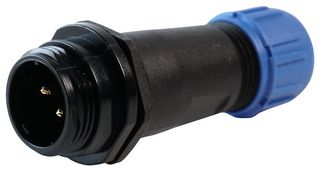 MULTICOMP PRO MP002519 CIRCULAR CONNECTOR, 2POS, RCPT, SOLDER