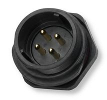 MULTICOMP PRO MP002601 CIRCULAR CONNECTOR, 4POS, RCPT, SOLDER