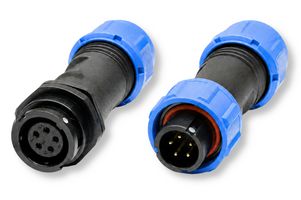 MULTICOMP PRO MP002644 CONECTOR CIR INDUSTRIAL, IP67, 2 PIEZAS