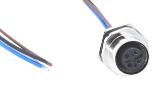 NORCOMP FPM12A04I12AF01 SENSOR CORD, M12 RCPT-FREE END, 304.8MM
