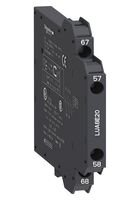 SCHNEIDER ELECTRIC LUA8E20 AUXILIARY CONTACT BLOCK, 1NO/1NC, 690VAC