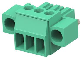 BUCHANAN - TE CONNECTIVITY 284510-3 TERMINAL BLOCK, 3 POS, 30-14AWG, SCREW