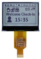 MIDAS DISPLAYS MDCOG128064B6W-FPTLW LCD DISPLAY, FSTN, 128 X 64 PIXEL, 3.1V