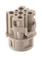 HARTING 09155083101 HEAVY DUTY INSERT, RCPT, 8+PE POS, 20A