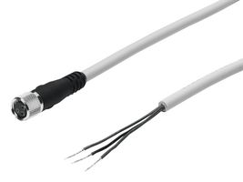 FESTO SIM-M8-3GD-2,5-PU SENSOR CORD, 3P M8 RCPT-FREE END, 2.5M