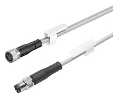 FESTO NEBU-M8G4-K-2.5-M8G4 SENSOR CORD, 4P M8 RCPT-M8 PLUG, 2.5M