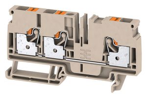 WEIDMULLER 1991820000 BLOQUE TERMINALES, DIN, 3POS, 8AWG
